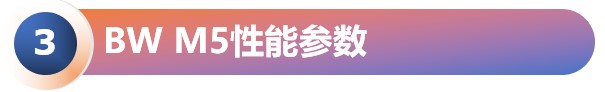 BW M5性能參數